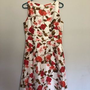 Banana republic midi pleated dress